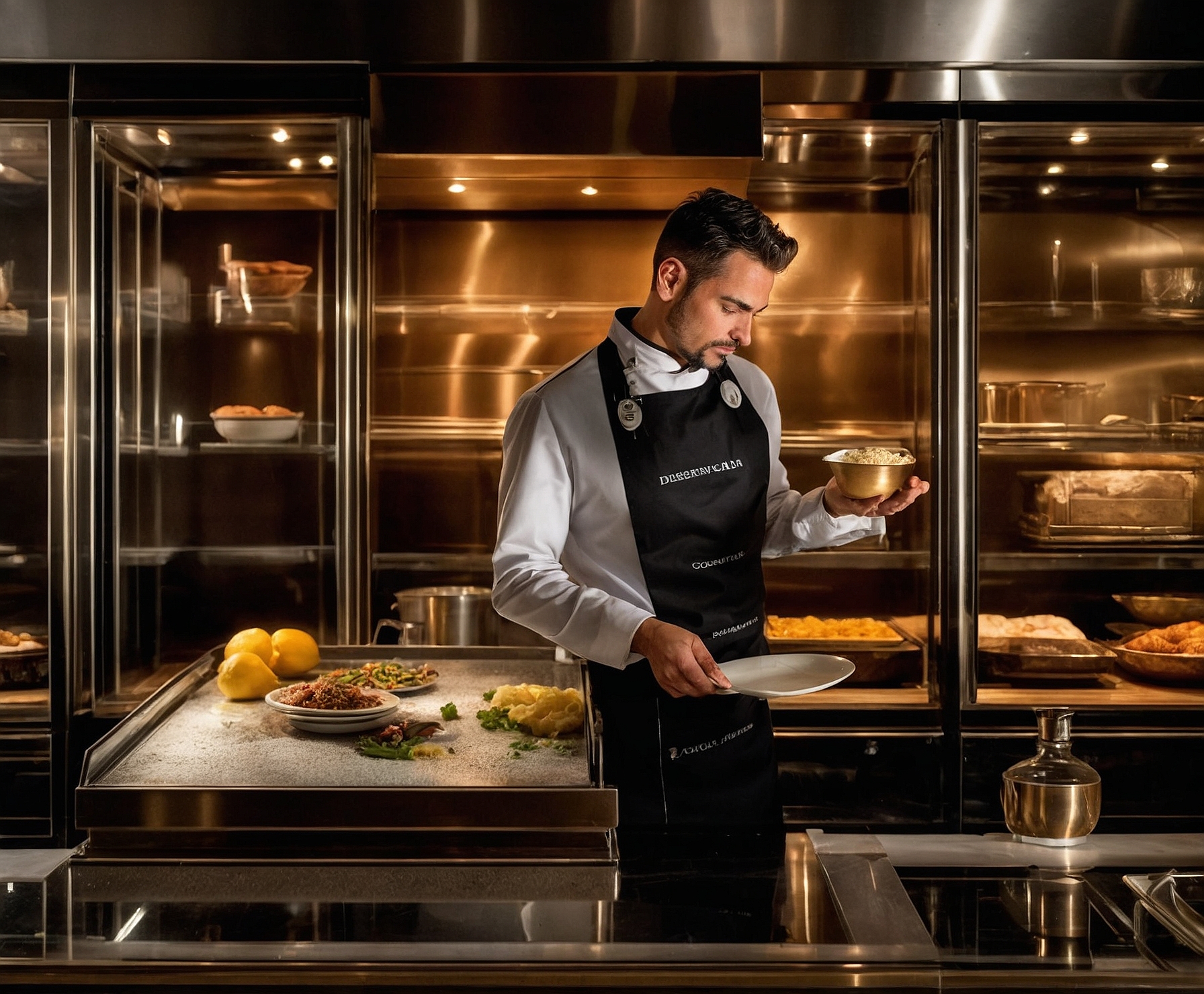 Innovación en reparto de comida gourmet a domicilio.